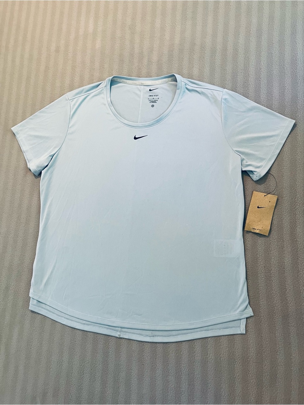 Nike Light Blue Dri-FIT Short Sleeve Crew Tee
